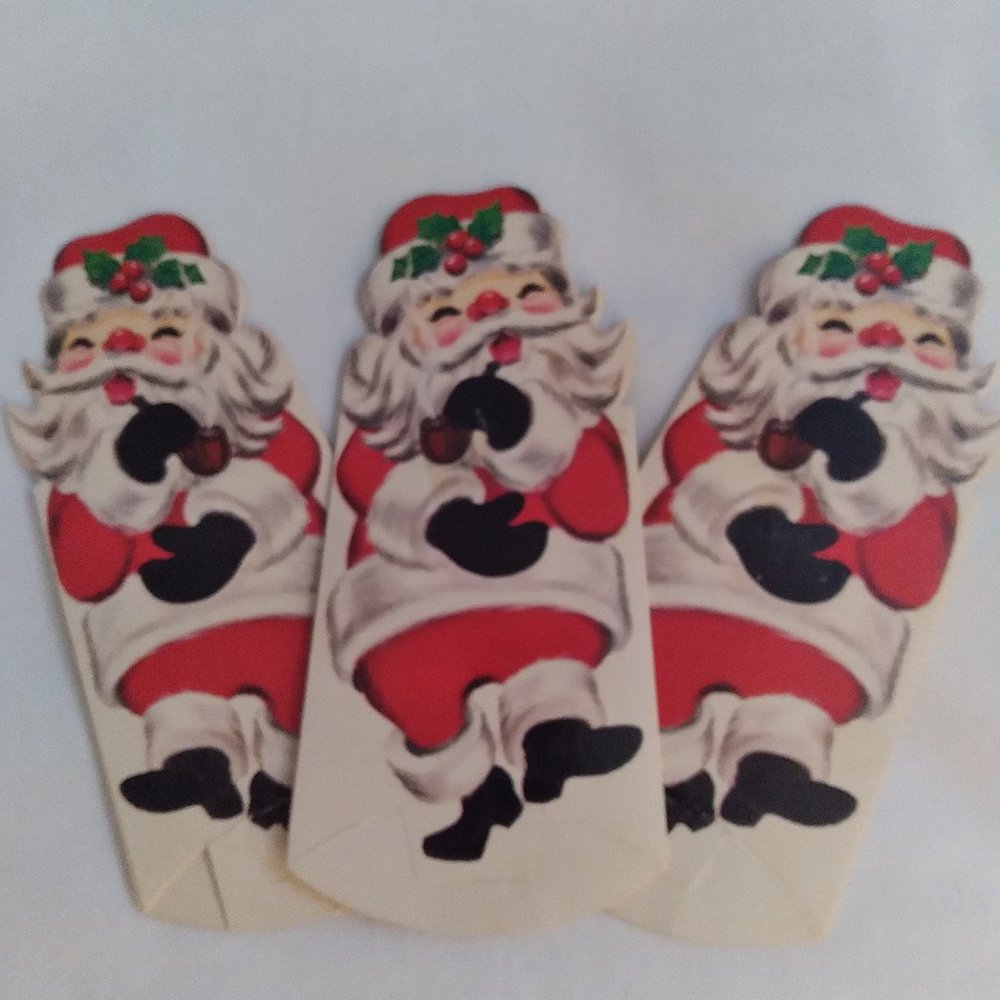 Vintage Paper Christmas Gift Card Holders - Cute!